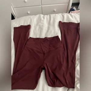 Offline by aerie real me high waisted crossover flare leggings
